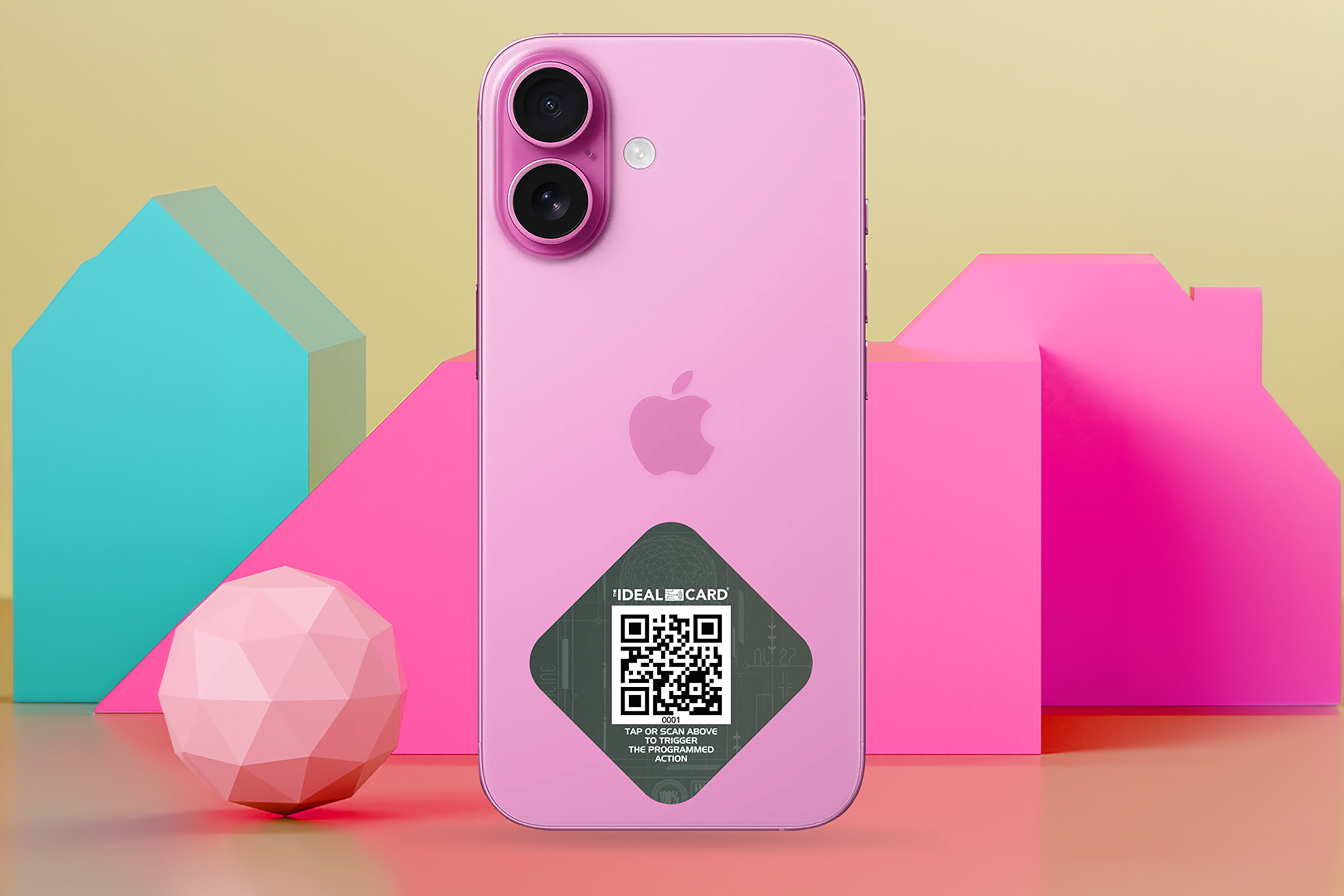 Midnight Green Smartphone Sticky