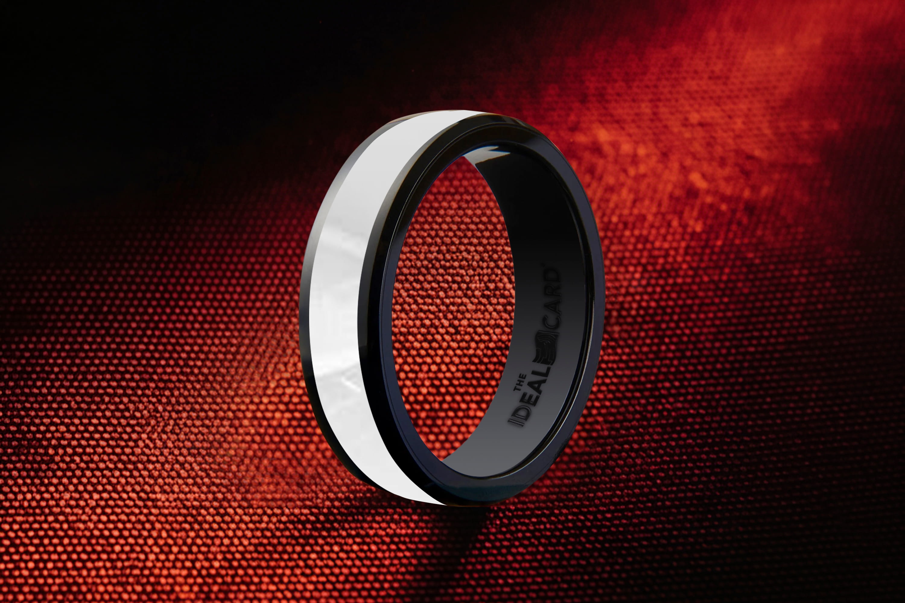 White w/ Trim Black Ring