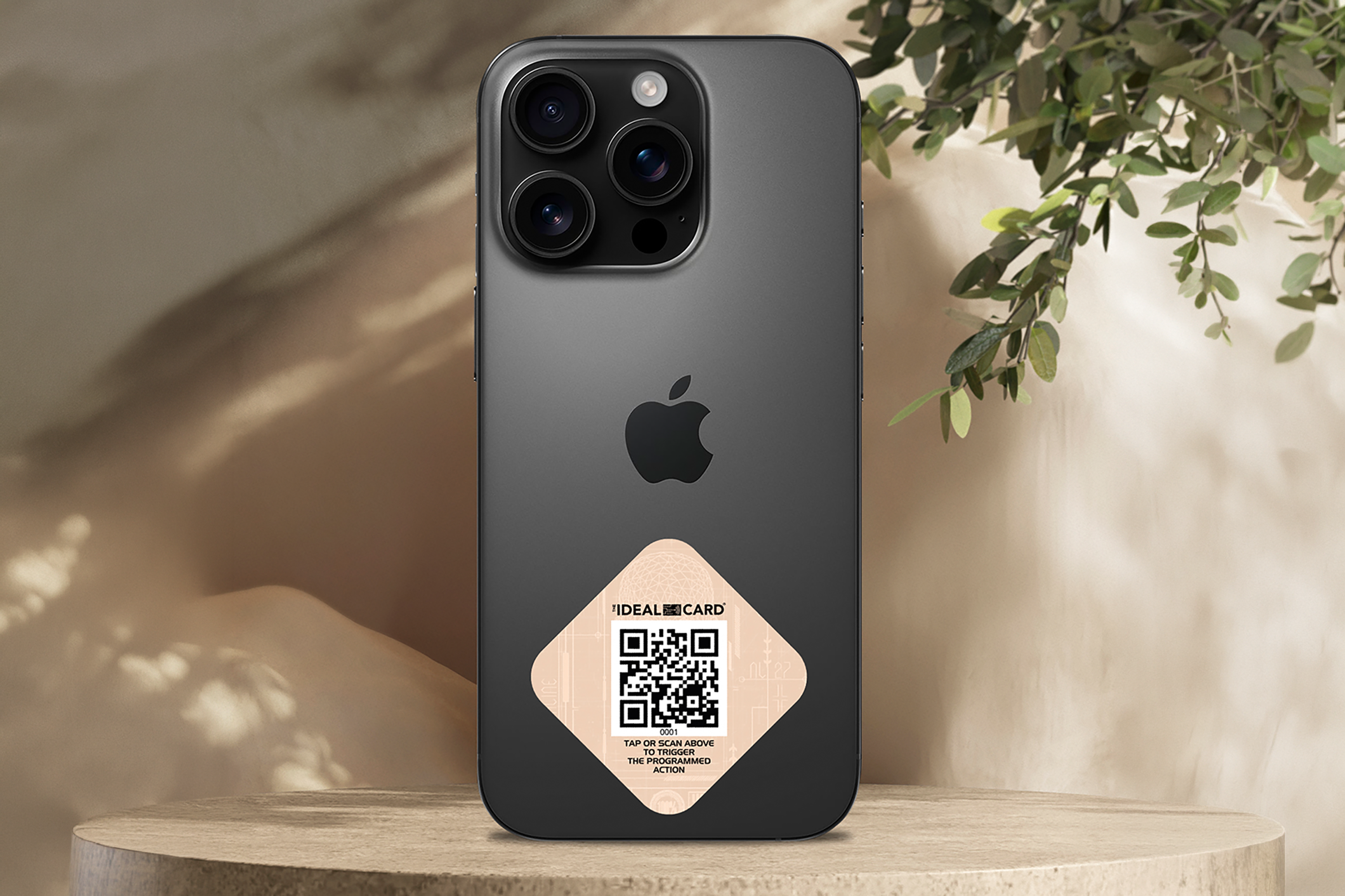 Gold Smartphone Sticky
