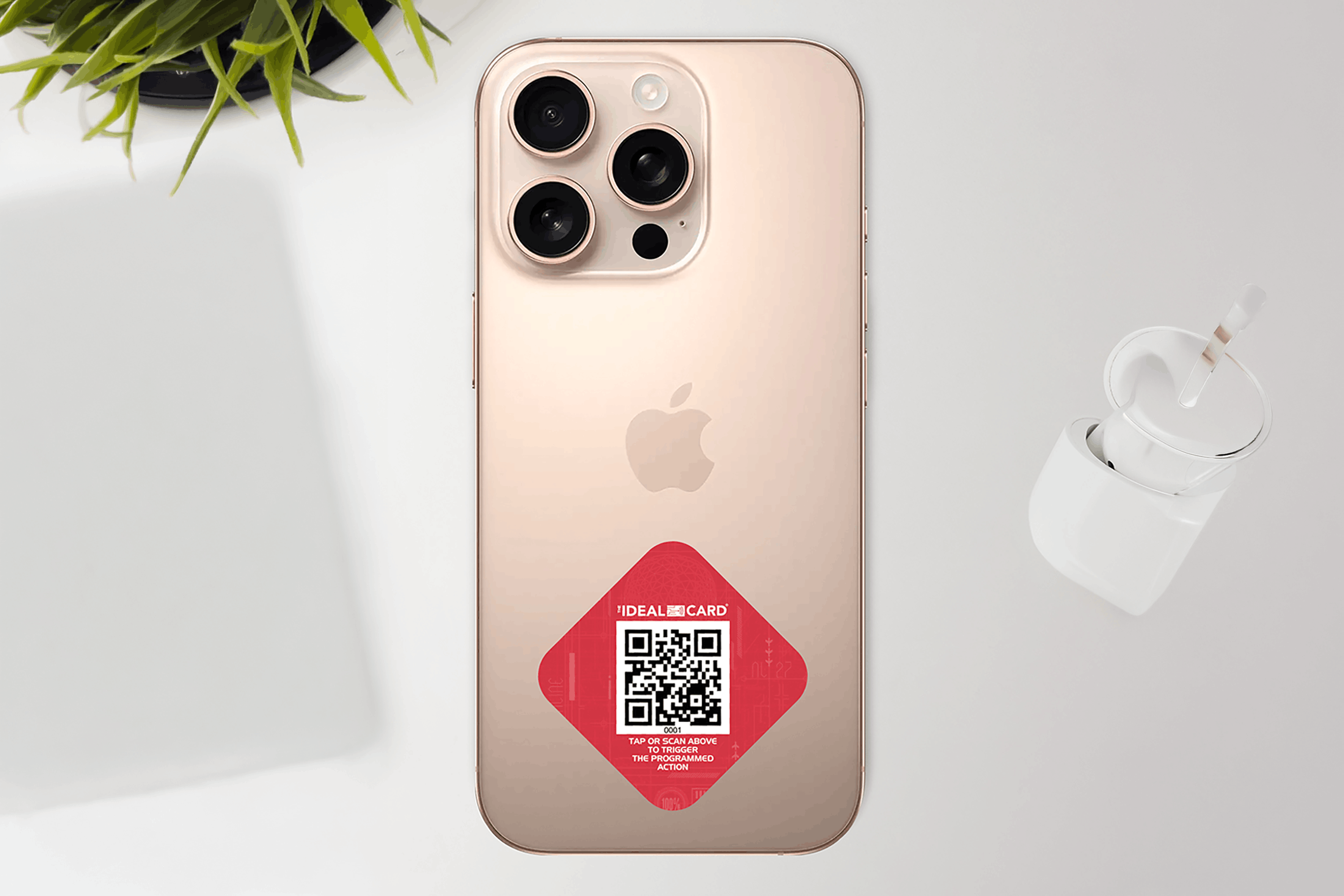 Red Smartphone Sticky